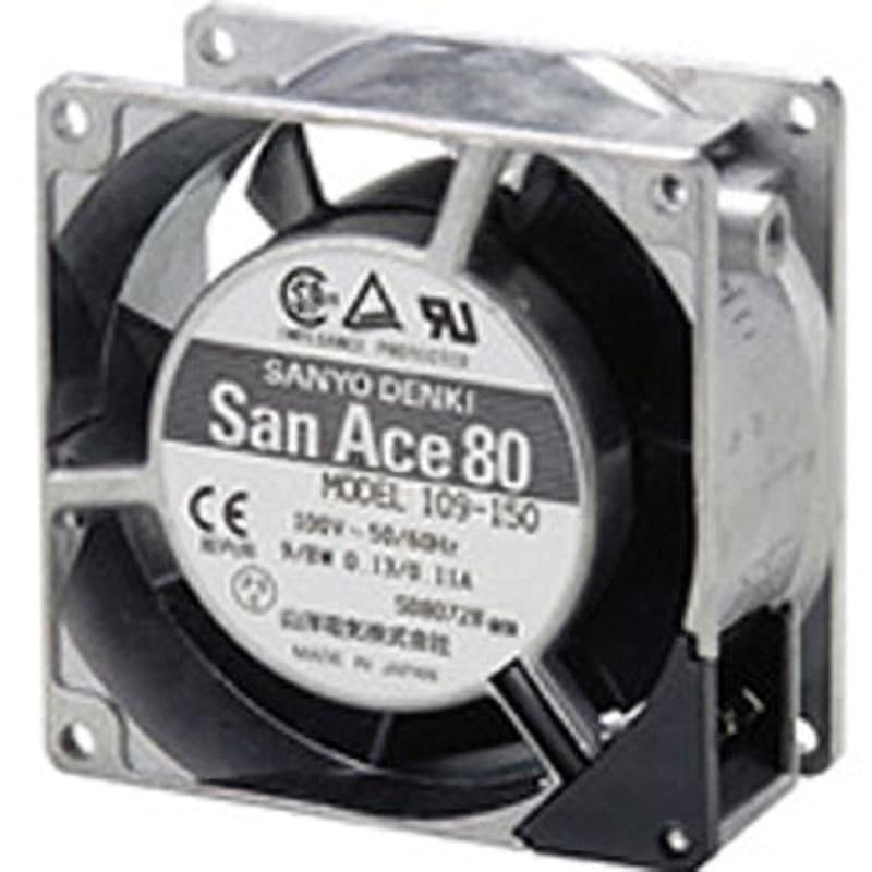 ST1-109-154 ACファン San Ace80(□80mm) 1個 山洋電気 【通販モノタロウ】