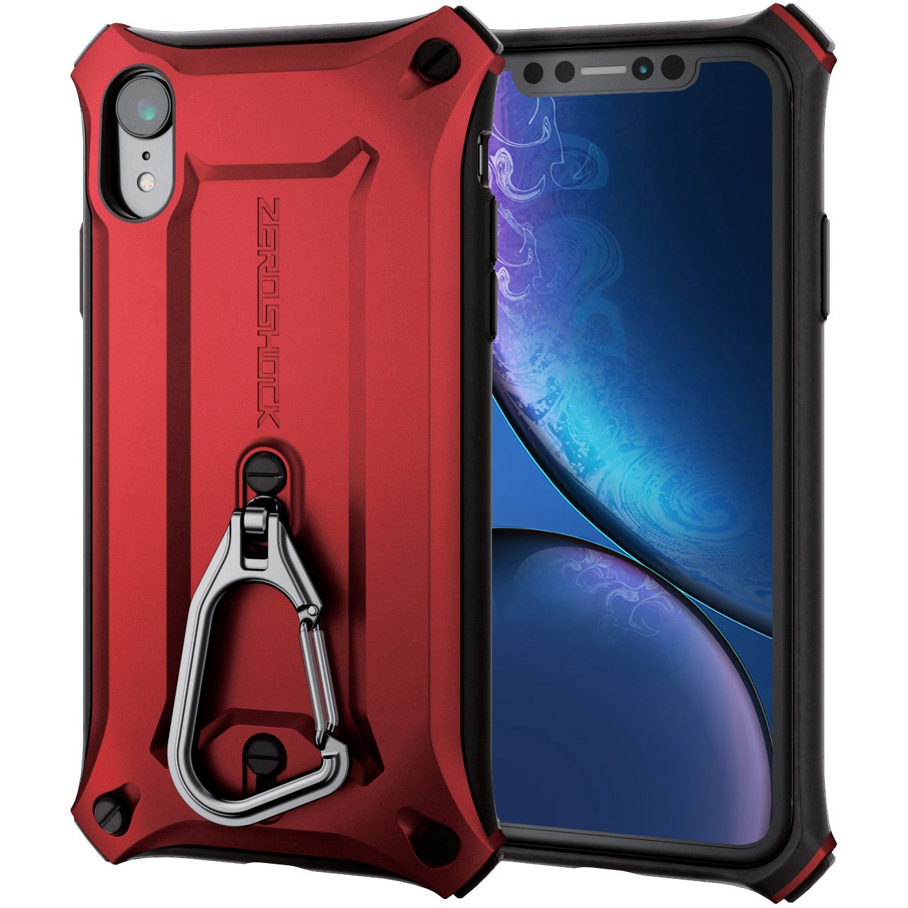 Pm A18czerokrd Iphoneケース Xr用 衝撃吸収 Zeoshock カラビナ付き Mil規格準拠 1個 エレコム 通販サイトmonotaro