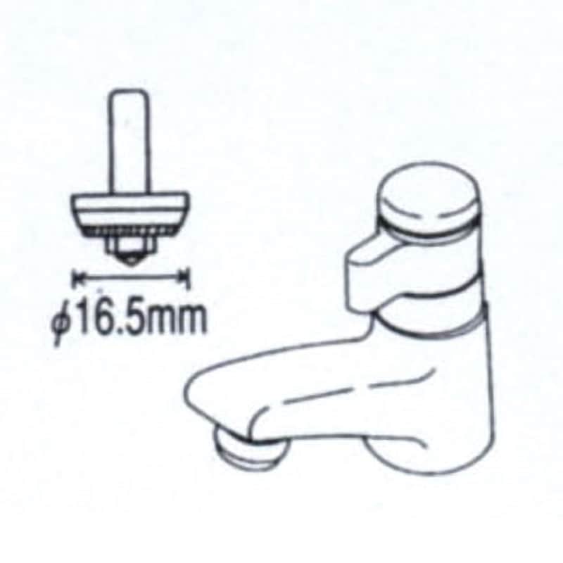 THY222-2 静音型こま TOTO 呼び径13mm 外径16.5mm 1個 THY222-2