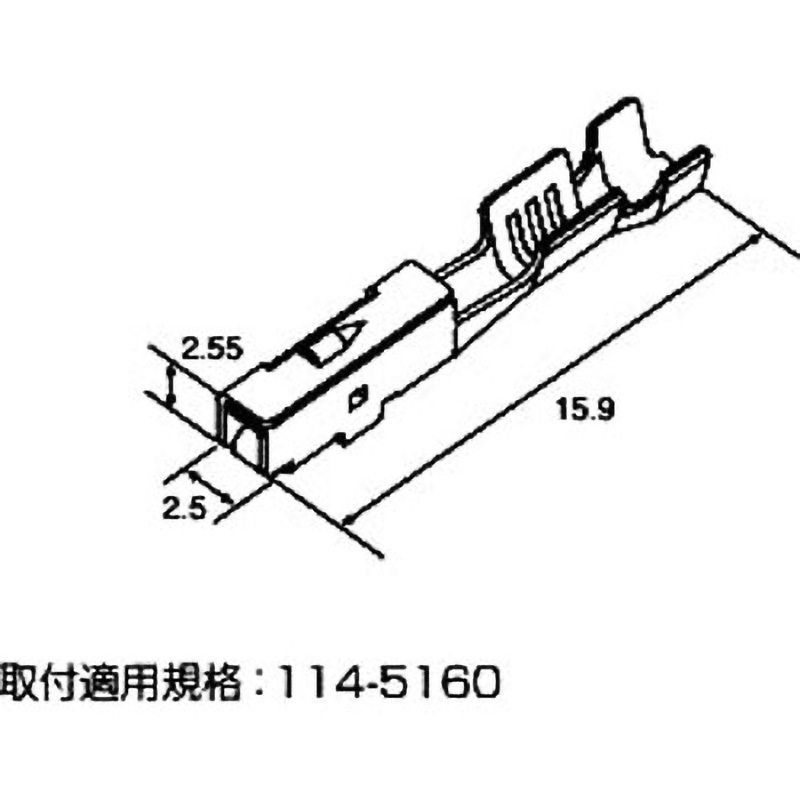 175268-1 .040/.070 ハイブリッドI/O コネクタ 1個 TE Connectivity
