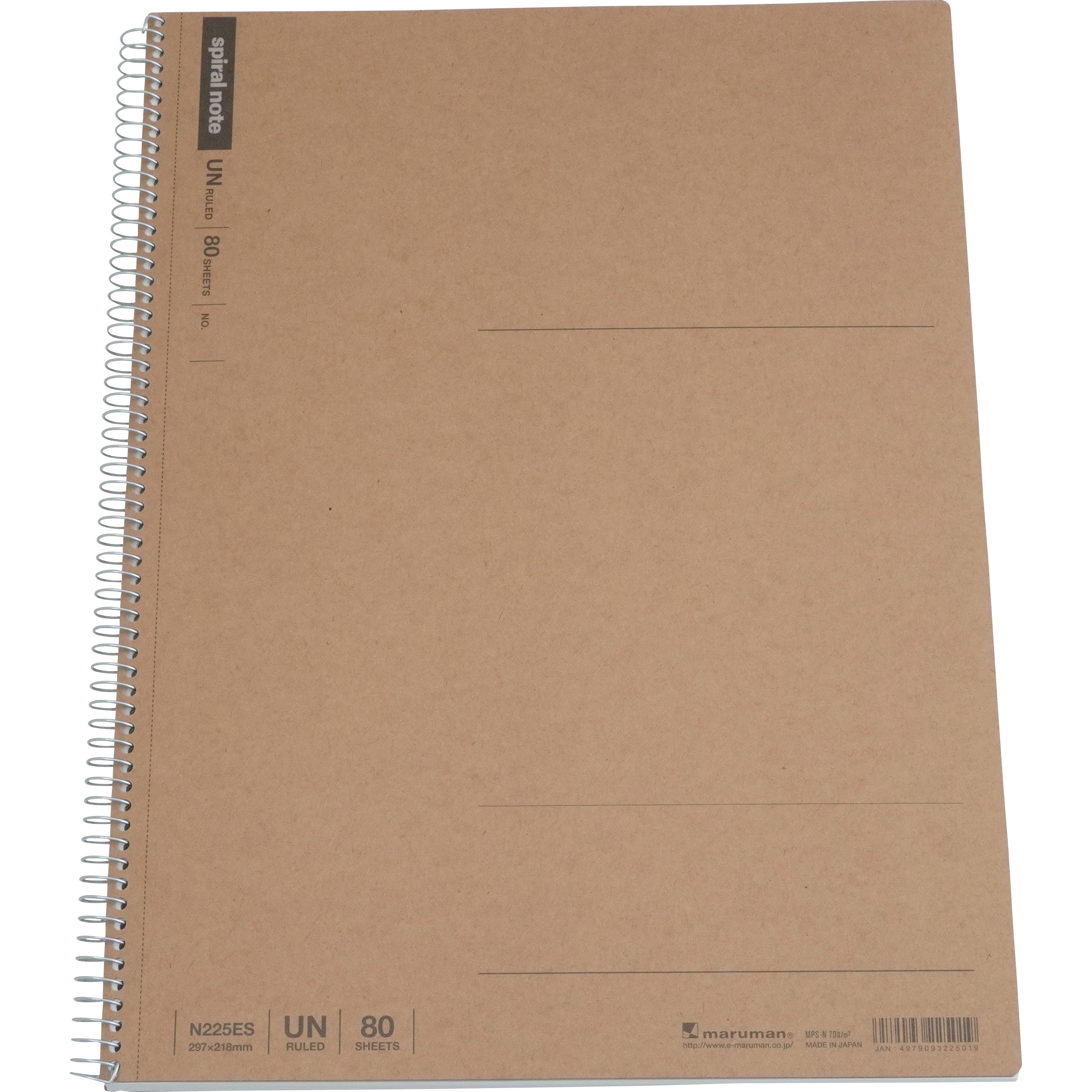スパイラルノート 無地80枚 マルマン リングノート 【通販モノタロウ】