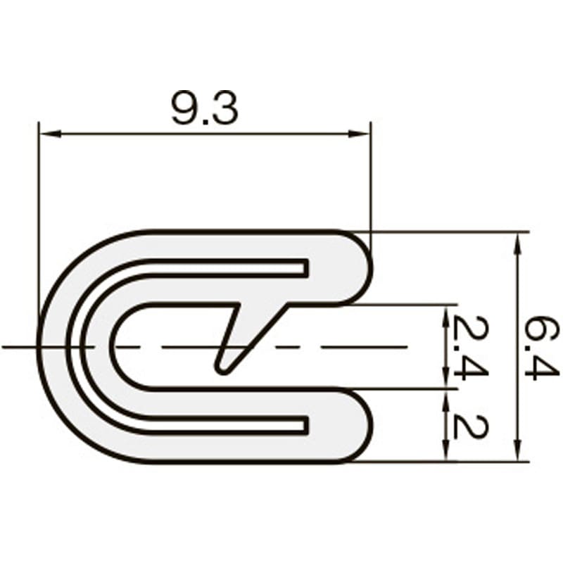 IWATA S62-24-B-3 トリム 62シリーズ PVC (75M巻) S62-24-B-3 トリム62シリーズ(片面リップ) 材質PVC 岩田製作所 対応板