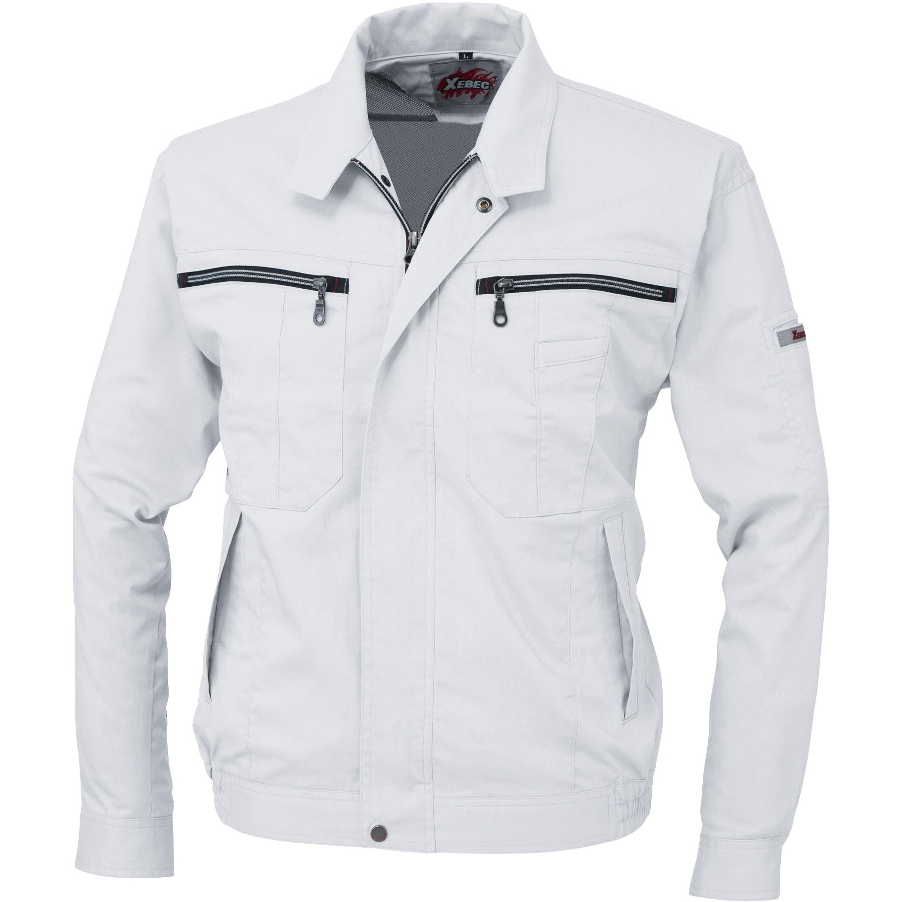 8894 8894 長袖ブルゾン(春夏用) ジーベック 8800/8890シリーズ シルバーグレー色 3L着丈69cm 5,218円