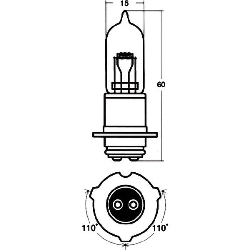 14-0348 モペッドハロゲン(二輪車用) 12V 1個 STANLEY 14-0348 モペッドハロゲン(二輪車用) 12V 1個 STANLEY