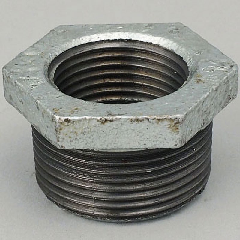 BU ブッシング 可鍛鋳鉄製管継手(白) 桑名金属工業 呼び径32×25A