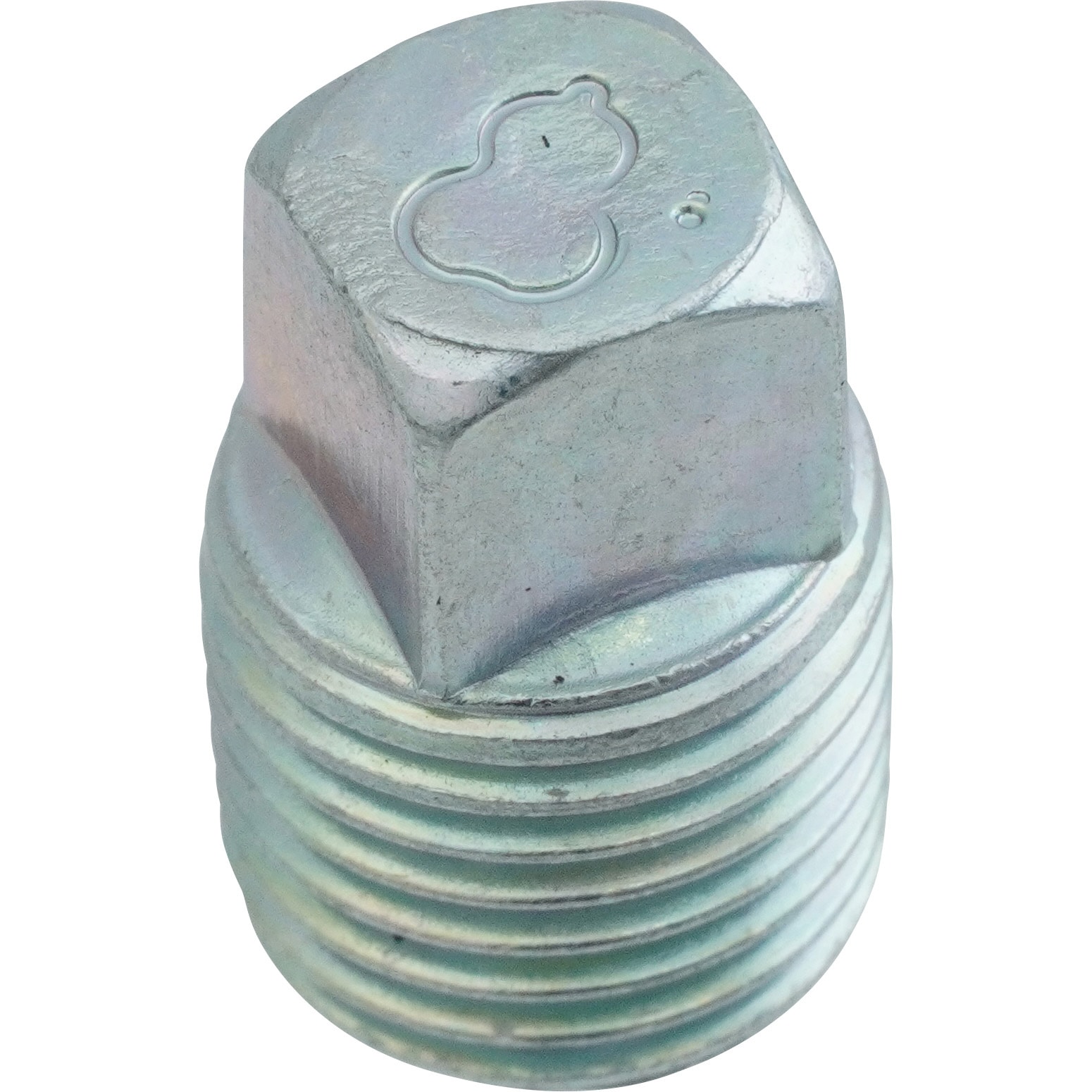 P プラグ 可鍛鋳鉄製管継手 (白) 桑名金属工業 呼び径8A - 【通販