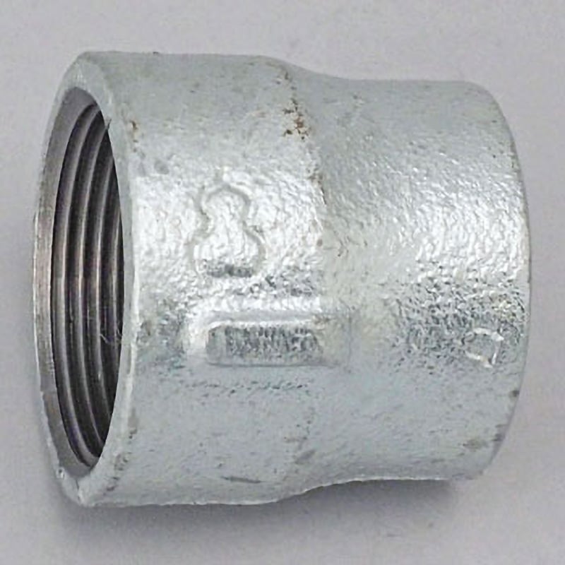 RS 径違いソケット 可鍛鋳鉄製管継手(白) 桑名金属工業 呼び径40×32A