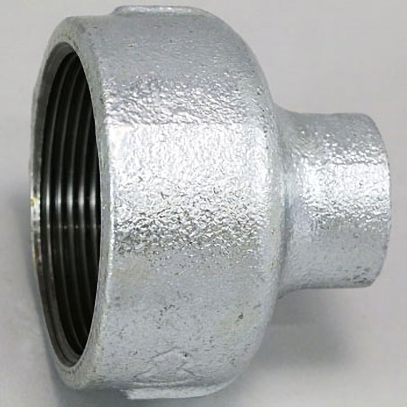 RS 径違いソケット 可鍛鋳鉄製管継手(白) 桑名金属工業 呼び径50×20A