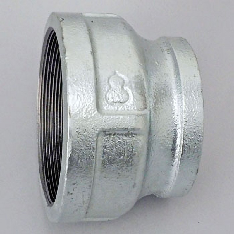 BRS 径違いソケット 可鍛鋳鉄製管継手(白) 桑名金属工業 バンド付仕様 呼び径100×80A