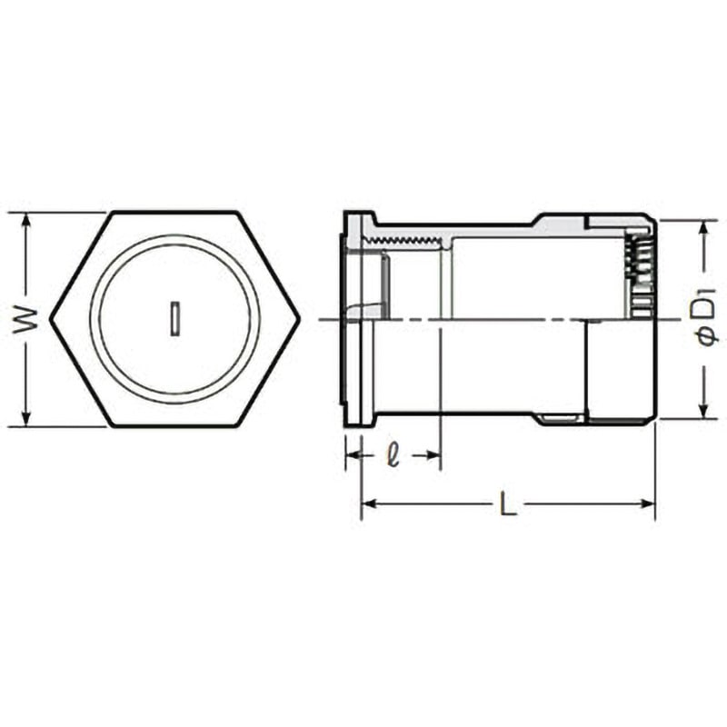 MFSK-54GP PF管コネクタ (Gタイプ)防水型 未来工業 ベージュ色