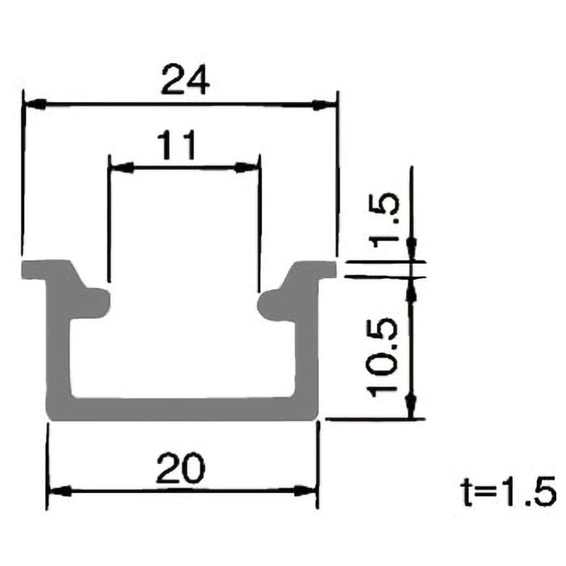 HD-001(T) 掘込用レール アトムリビンテック 全長2730mm 1本 - 【通販