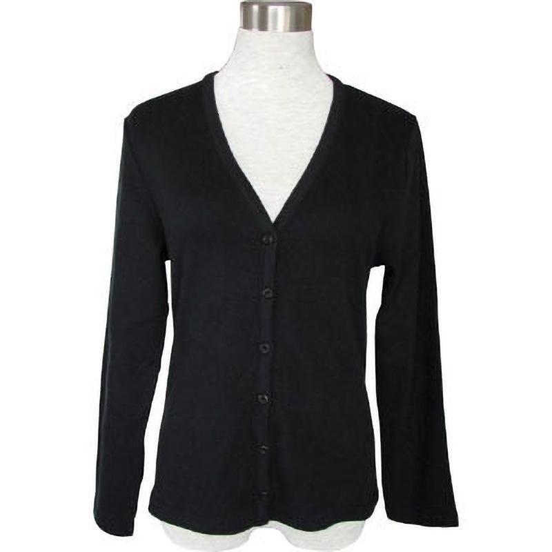 セントジェームス Vネックカーディガン ブラック 黒 T42 新品 セントジェームス Vネックカーディガン ブラック 黒 T42 新品 - メルカリ