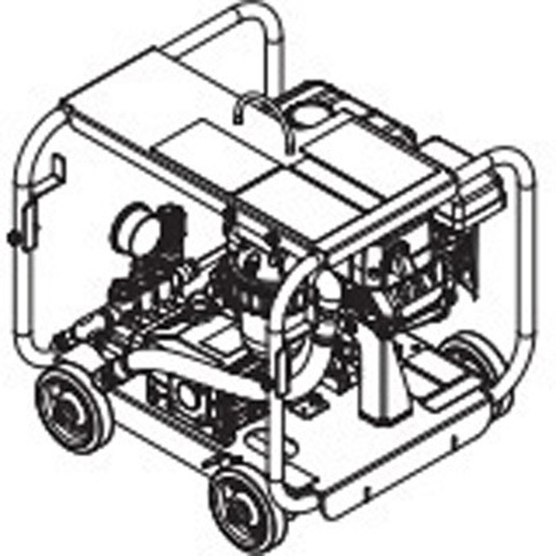 HPJ-0730ME 高圧洗浄機(エンジン駆動・直結タイプ) HPJ型 鶴見製作所 吐出量29.2L/min   HPJ-0730ME
