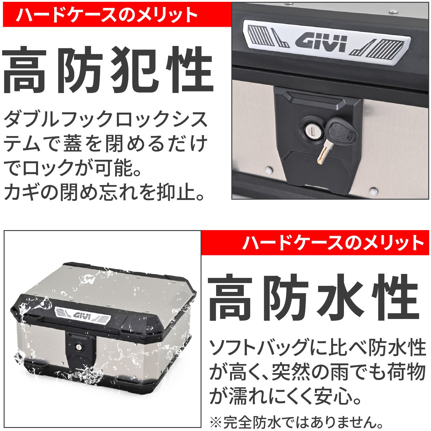 60922 GIVI リアボックス MTN39A GIVI(ジビ) 容量29L - 【通販