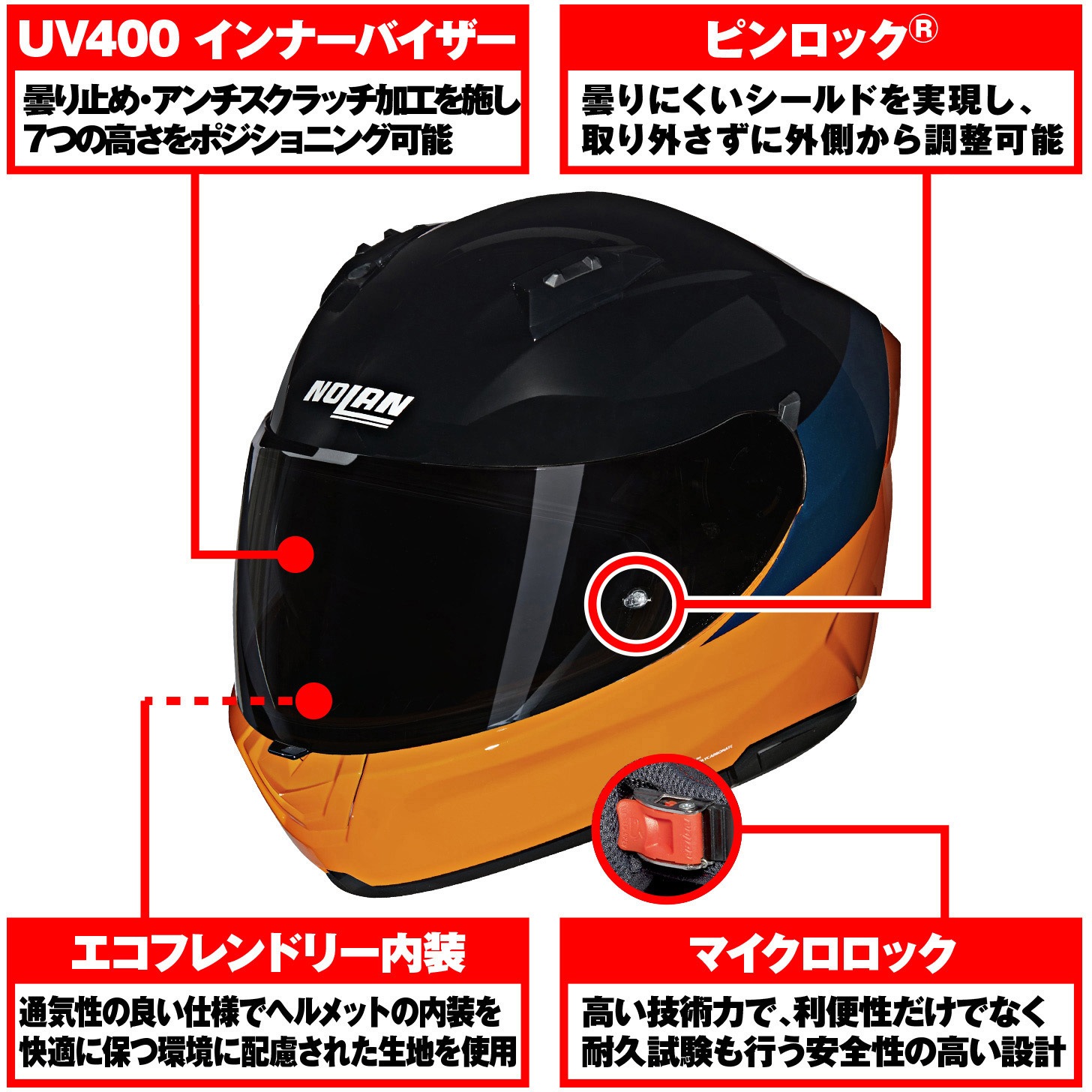 60069 NOLAN フルフェイス N60-6 VERNICIATURA SPECIALE NOLAN 色