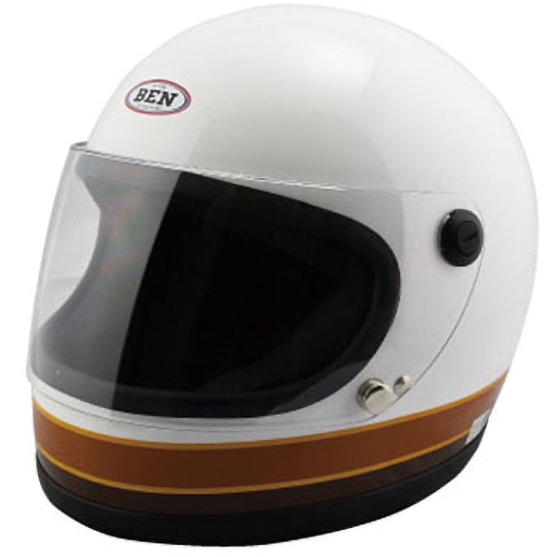 513312 B-60 NEO TNK工業(SPEEDPIT) 色WHITE/BROWN フリー(58～59cm