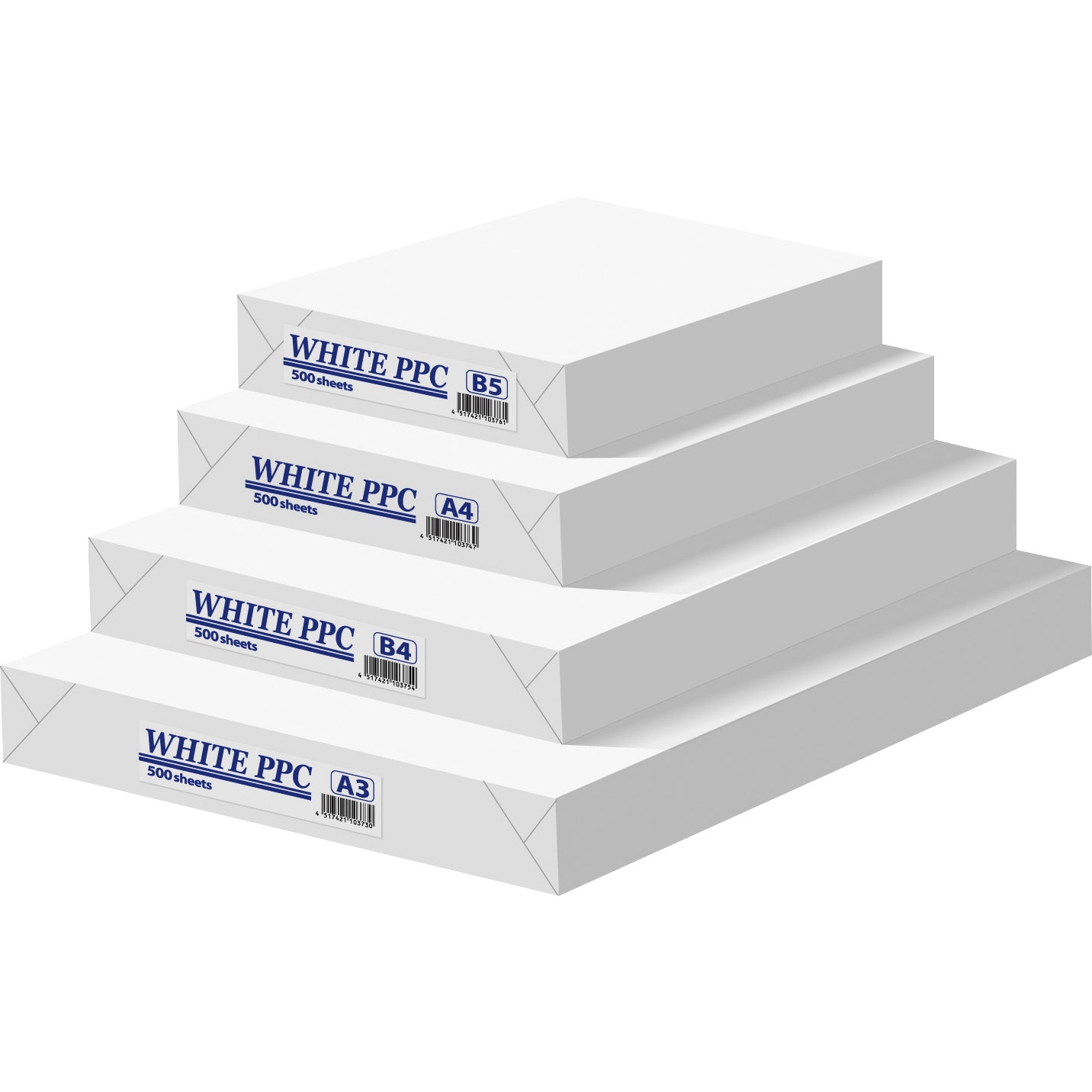 大セール！白台紙、カバー3セット WHITE PPCA3 コピー用紙 WHITE PPC 日本紙通商 紙厚90μm 7500枚入 用紙