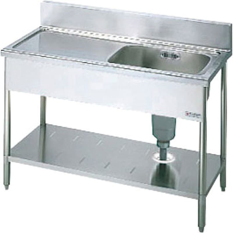 S-1SC090B0B-L 一槽水切付シンク(SUS430) LIXIL 奥行600mm間口900mm高さ800mm  S-1SC090B0B-L