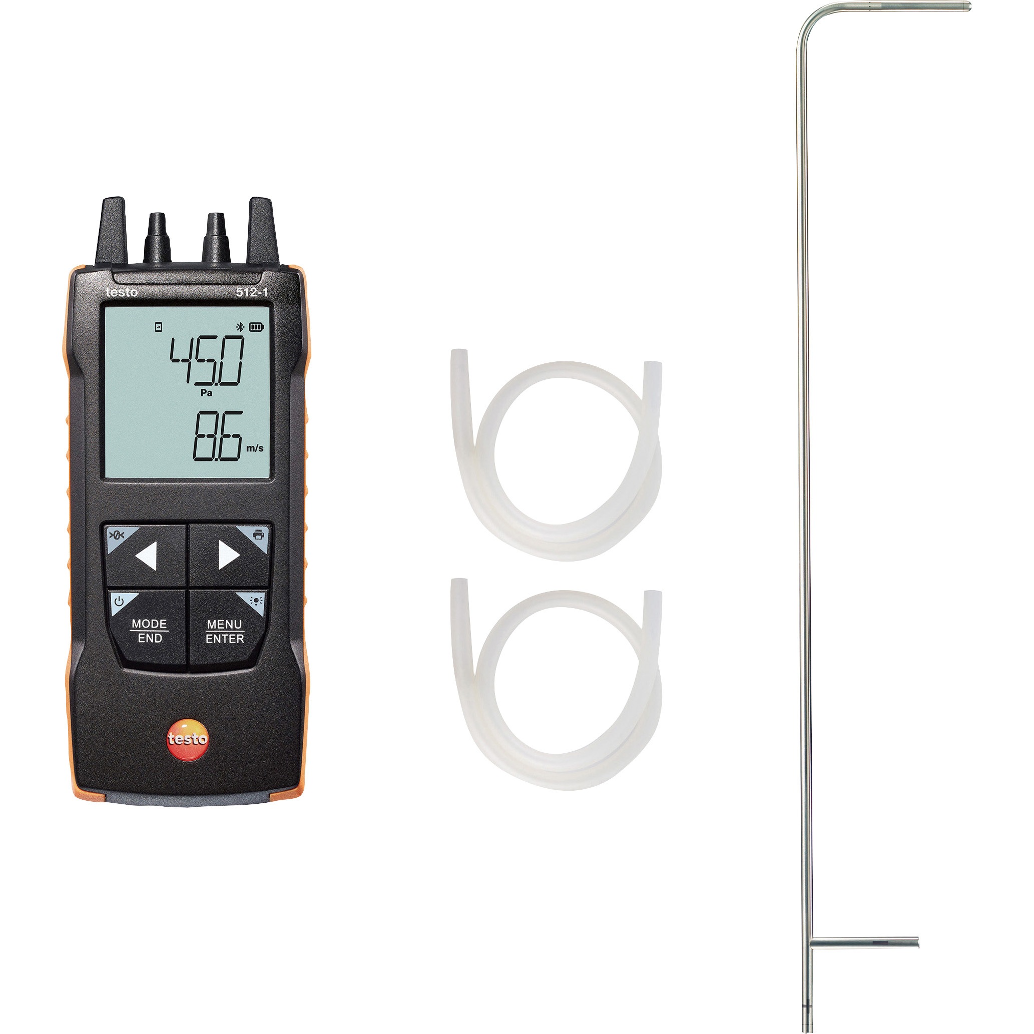 TESTO512-1 PITOTSET1 差圧式風速計セット 1セット testo(テストー