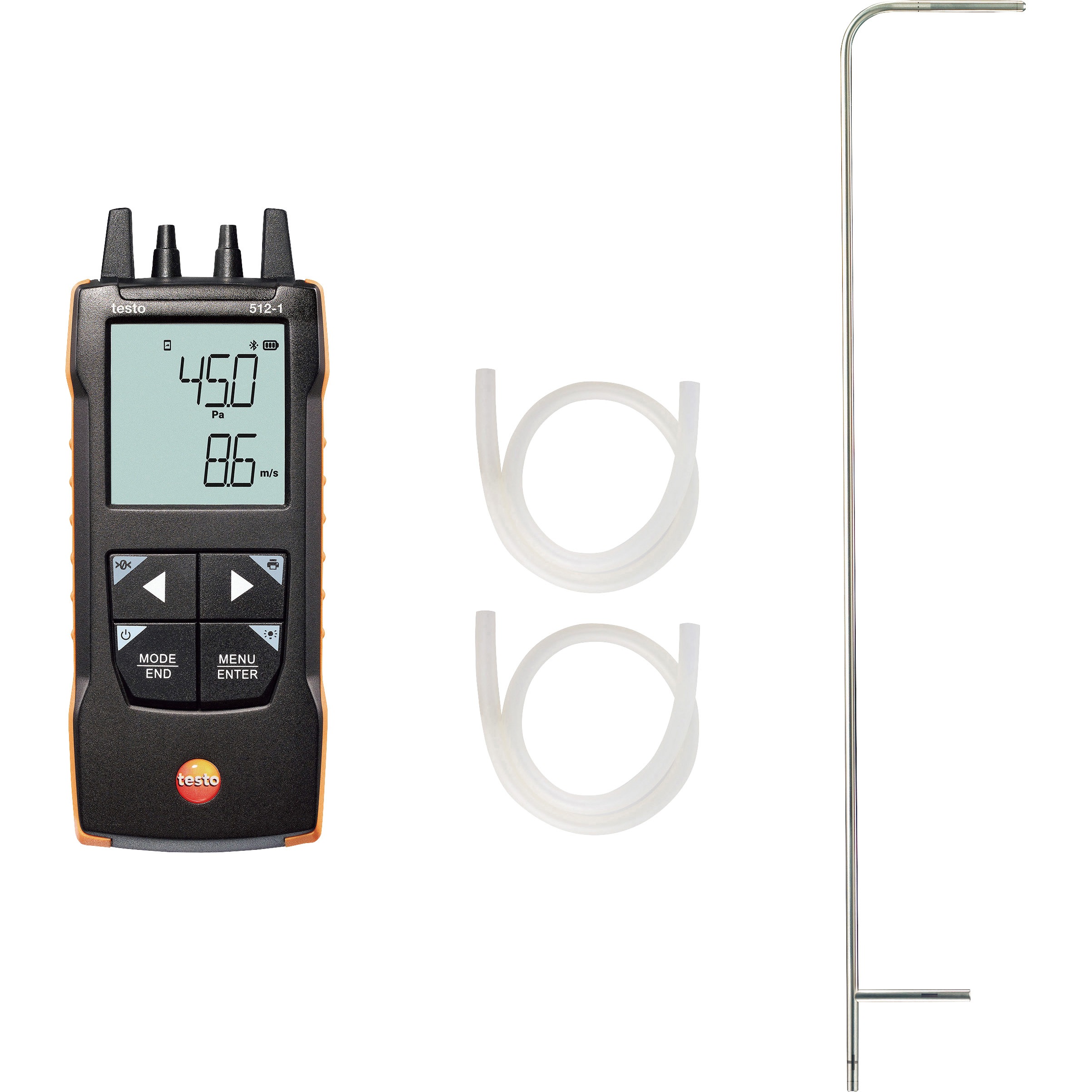 TESTO512-1 PITOTSET2 差圧式風速計セット 1セット testo(テストー