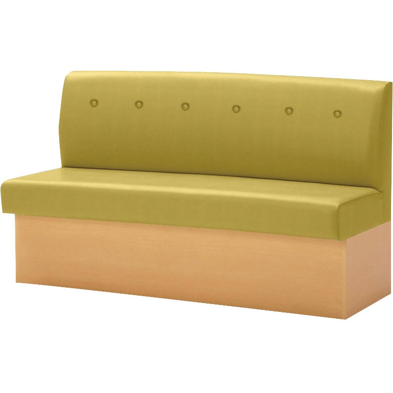 PD/SK-001/NB/S18/V/YE_AL-06Q 収納付き台輪ベンチ 木目 ビニールレザー 1台 オリバー 【通販モノタロウ】