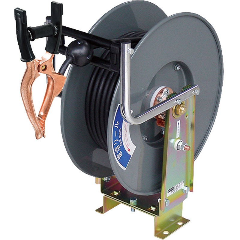 SDR-2215A 電気溶接ケーブルリール自動巻 アースクリップ仕様 1台 TRIENS 【通販モノタロウ】