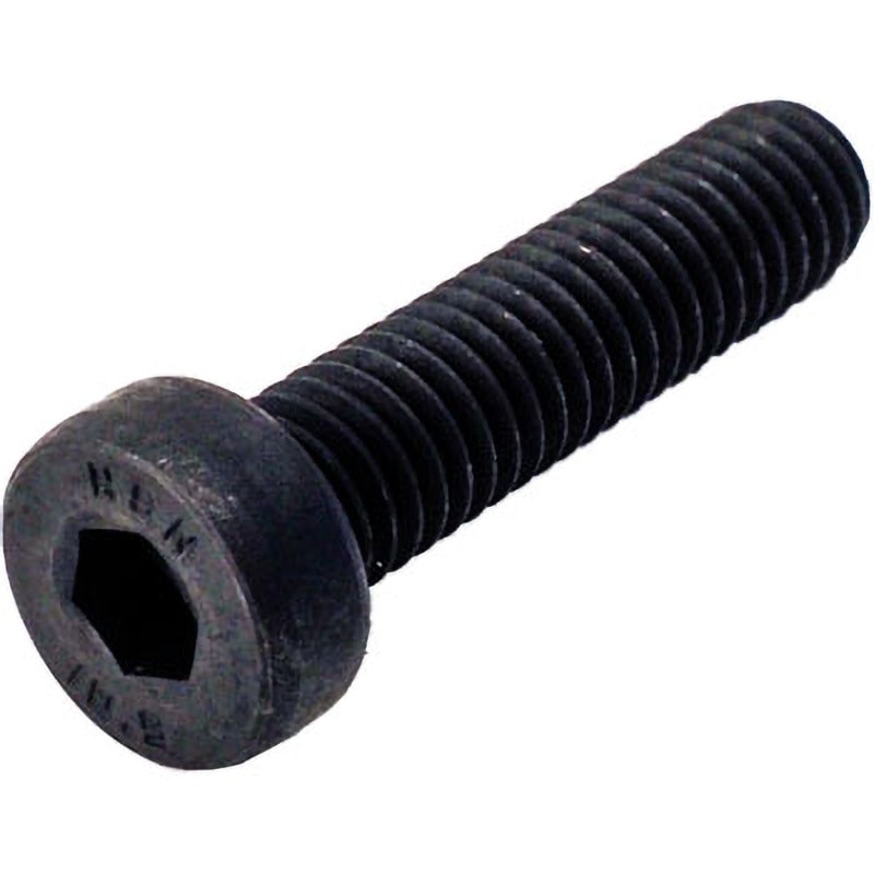 M6×25 低頭六角穴付ボルト(S45C相当/黒色酸化皮膜) 全ねじ 大阪魂 強度