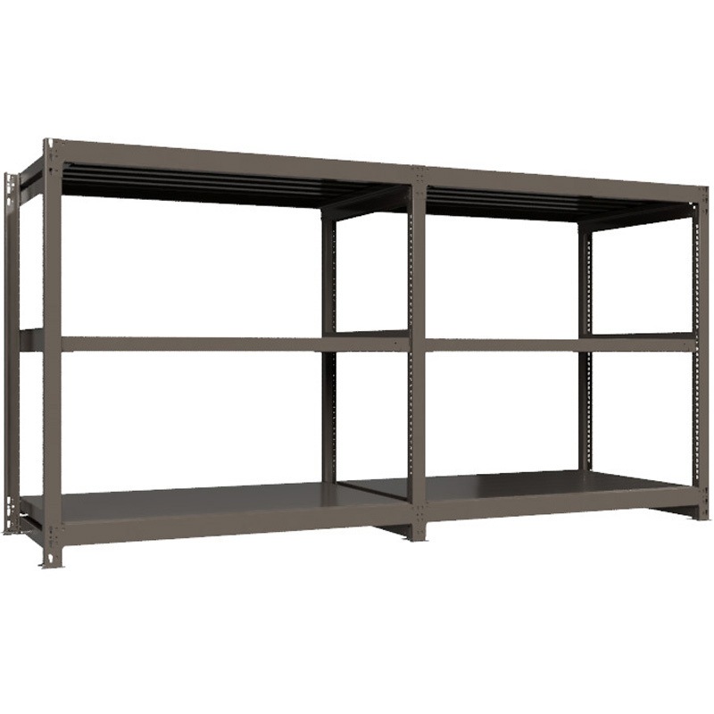 TH1000-559R3 重量ボルトレスラック 段荷重1000Kg 高さ1500mm 連結 ICHIMAI 3段 間口1470mm