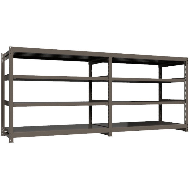 TH1000-569R4 重量ボルトレスラック 段荷重1000Kg 高さ1500mm 連結 ICHIMAI 4段 間口1770mm