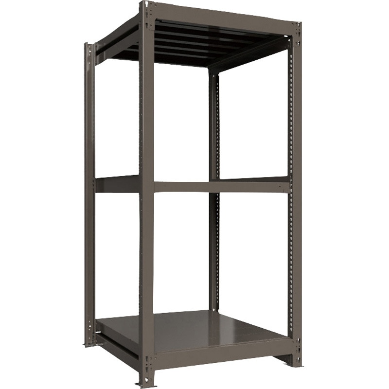 TH1000-639T3 重量ボルトレスラック 段荷重1000Kg 高さ1800mm 単体 ICHIMAI ICHIMAIグレー色 3段 間口900mm