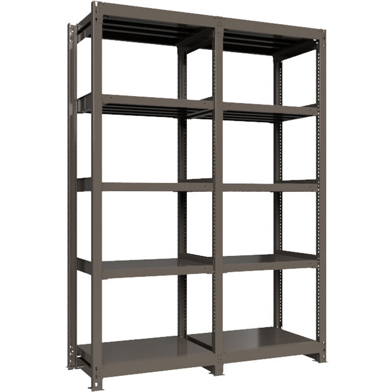 TH1000-836R5 重量ボルトレスラック 段荷重1000Kg 高さ2400mm 連結 ICHIMAI 5段 間口870mm