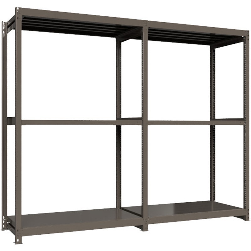 TH1000-857R3 重量ボルトレスラック 段荷重1000Kg 高さ2400mm 連結 ICHIMAI 3段 間口1470mm