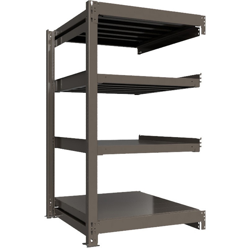 TH1000-539R4 重量ボルトレスラック 段荷重1000Kg 高さ1500mm 連結 ICHIMAI 4段 間口870mm