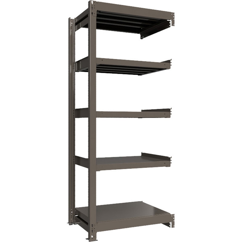 TH1000-736R5 重量ボルトレスラック 段荷重1000Kg 高さ2100mm 連結 ICHIMAI 5段 間口870mm