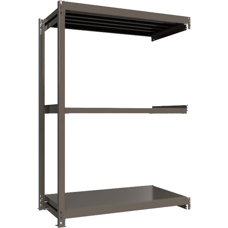 TH1000-757R3 重量ボルトレスラック 段荷重1000Kg 高さ2100mm 連結 ICHIMAI 3段 間口1470mm