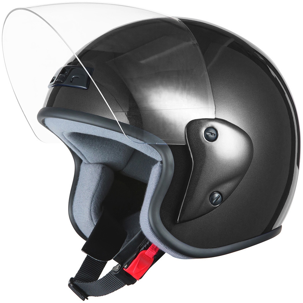 極美品 CHOPPERS ジェットヘルメット グレー Bell Broozer Ece6 サテン スターシップ ヘルメット グレー