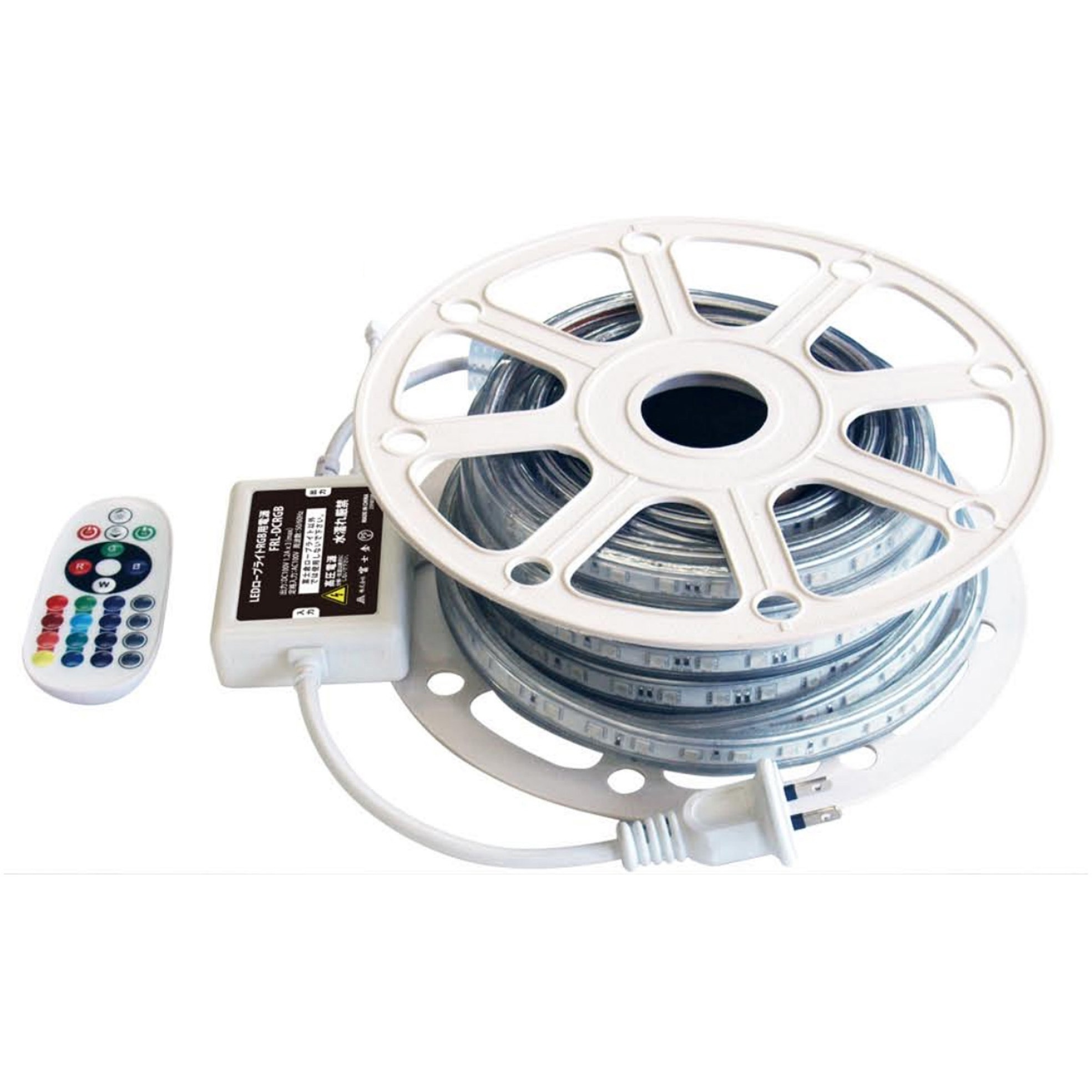 FRL-RGB10M RGBロープライト 電源付 1セット 富士倉 【通販モノタロウ】