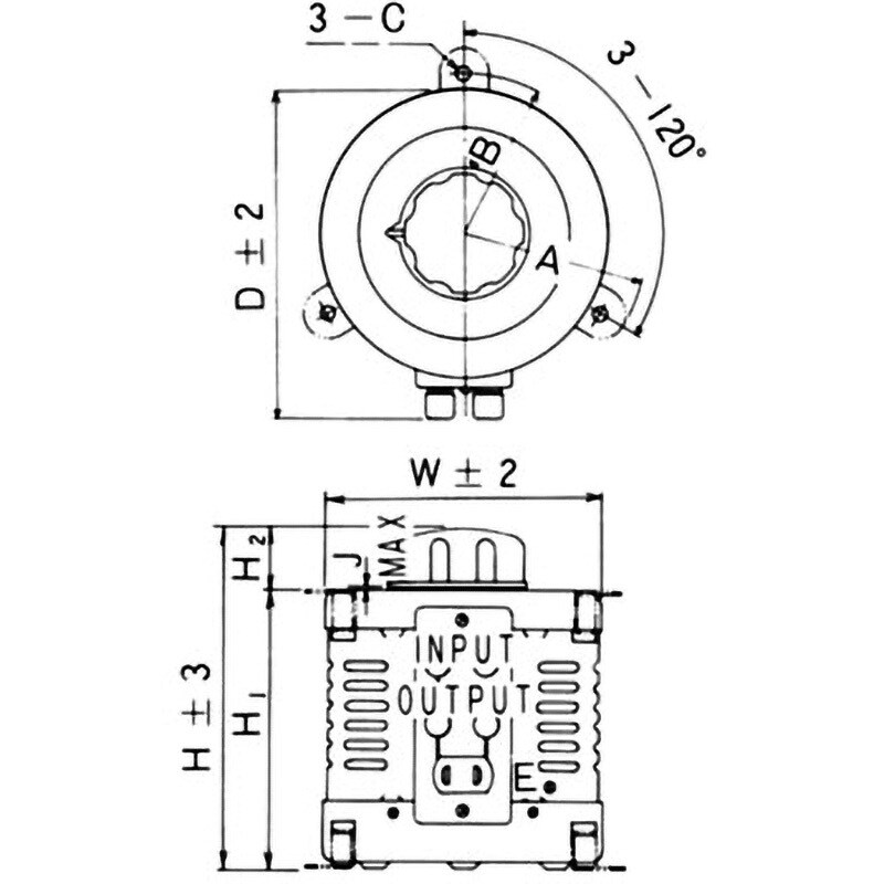 RSA-10 リコースライダートランス 東京理工舎 入力電圧(V):100(50/60Hz)1Φ2W 0～130V - 【通販モノタロウ】