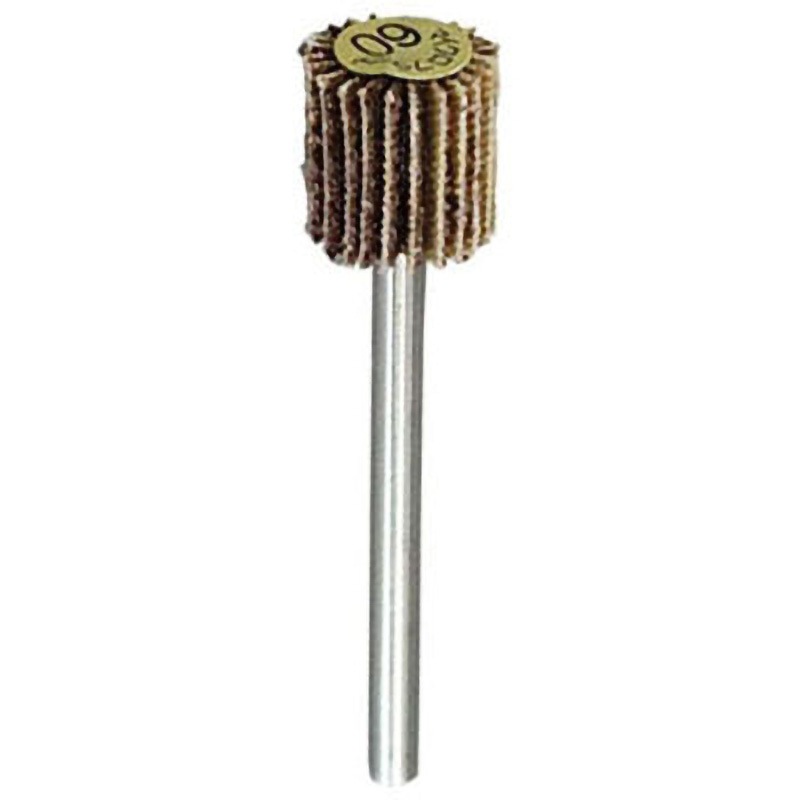 UF101034 軸付フラップホイール(3mm軸) ヤナセ(柳瀬) 粒度60 外径10mm 1箱(10本) UF101034