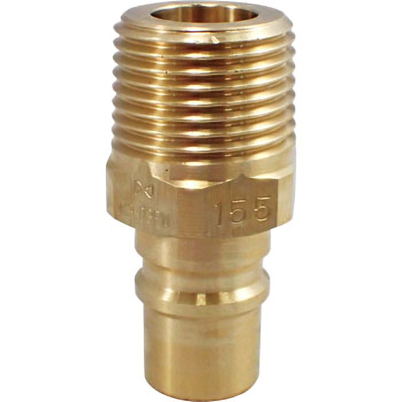 K3-03PM BRASS 金型カプラ 大流量タイプ プラグ(めねじ取り付け用) 日