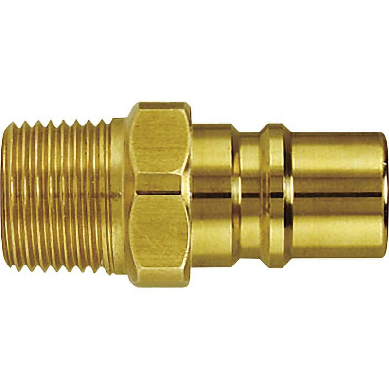 K4-04PM BRASS 金型カプラ 大流量タイプ プラグ(めねじ取り付け用) 日