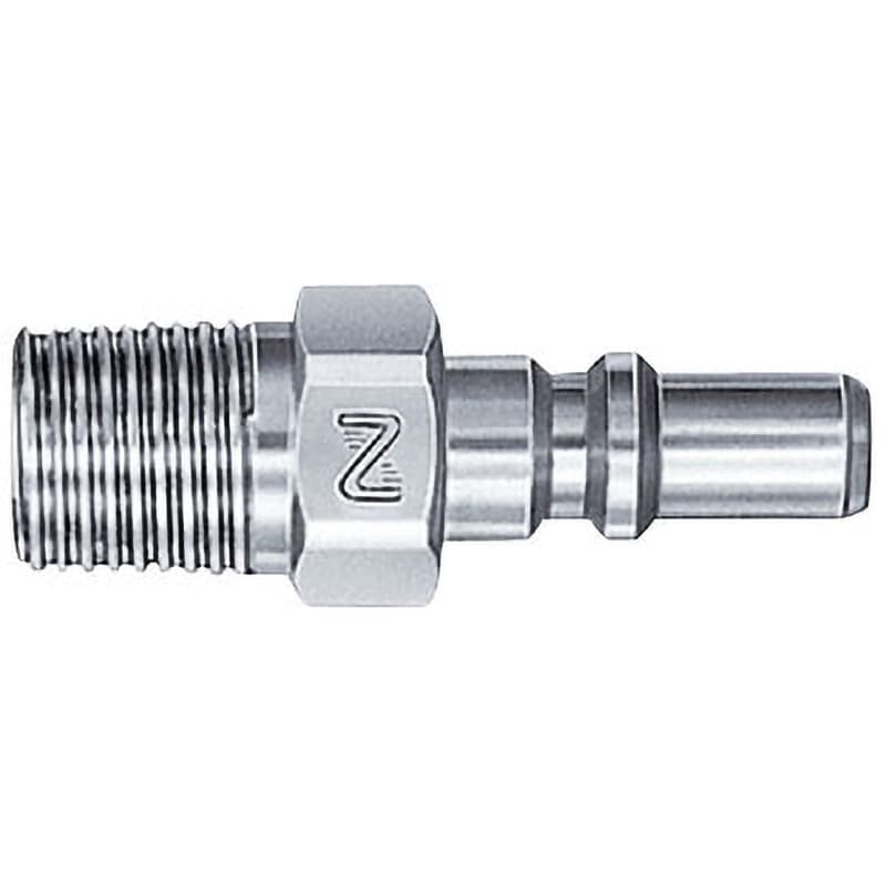 MS-10PM BRASS スモールカプラ プラグ(めねじ取り付け用) 日東工器