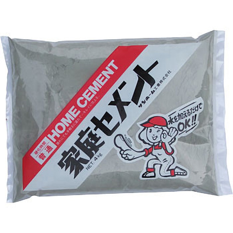 CCG4 家庭セメント サンホーム 硬化時間:半日～2日 灰色 1袋(4kg