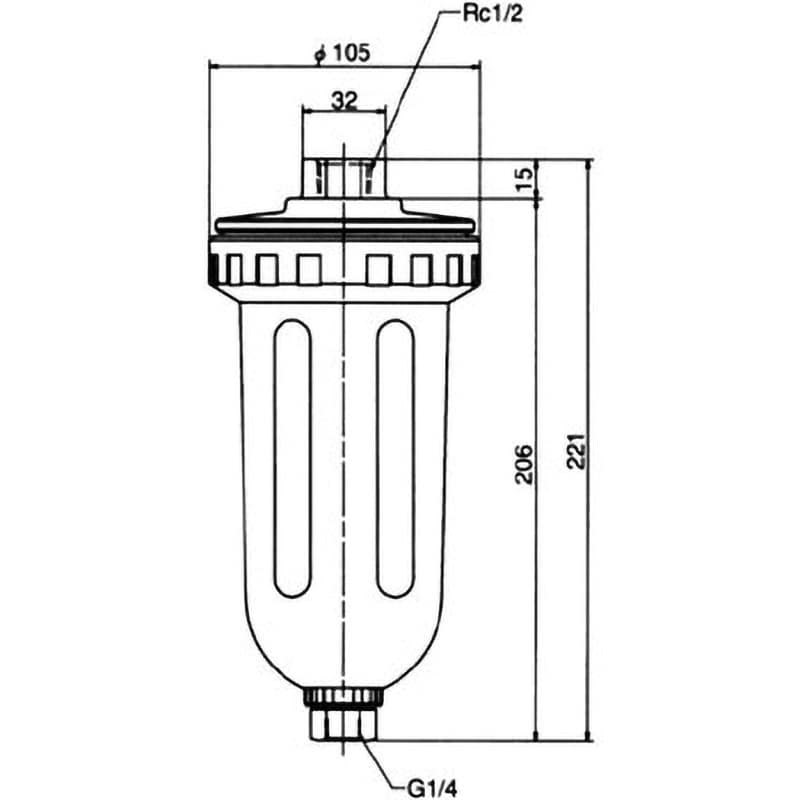 NH-5L3 ドレントラップ 日本精器 全長221mm NH-5L3 - 【通販モノタロウ】