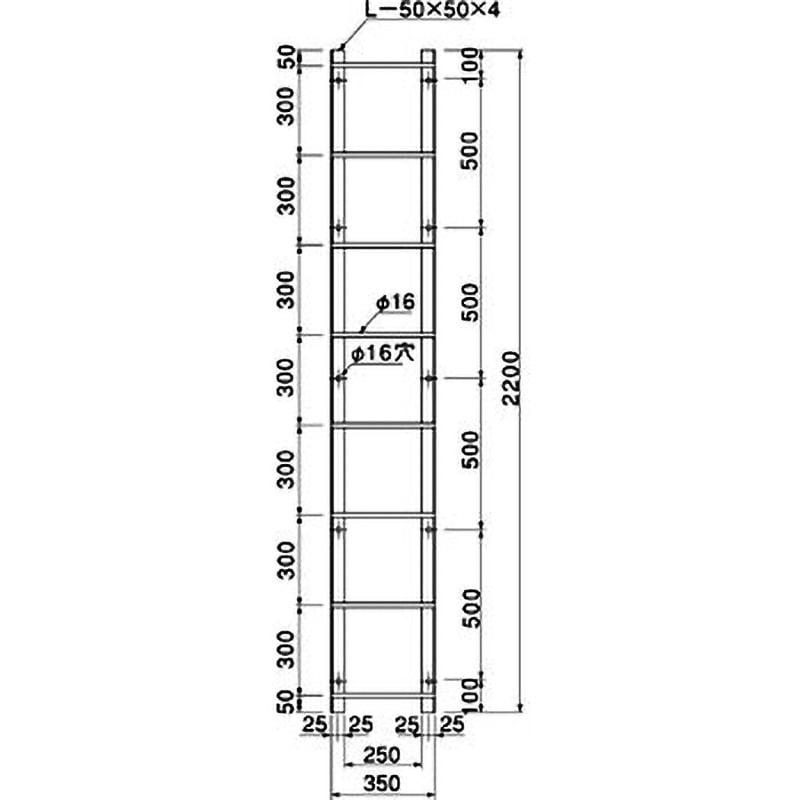 241-705 アングル型タラップ 1台 ACE(エース) 【通販モノタロウ】