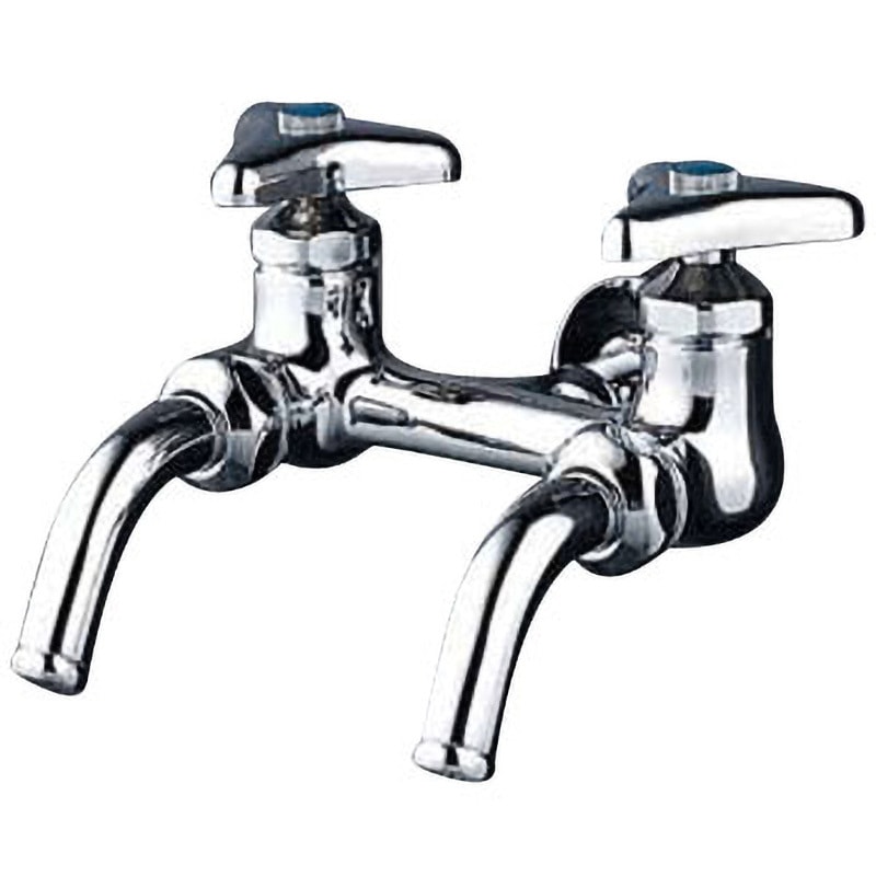 K112 二口吐水口回転形水栓 1個 KVK 【通販モノタロウ】