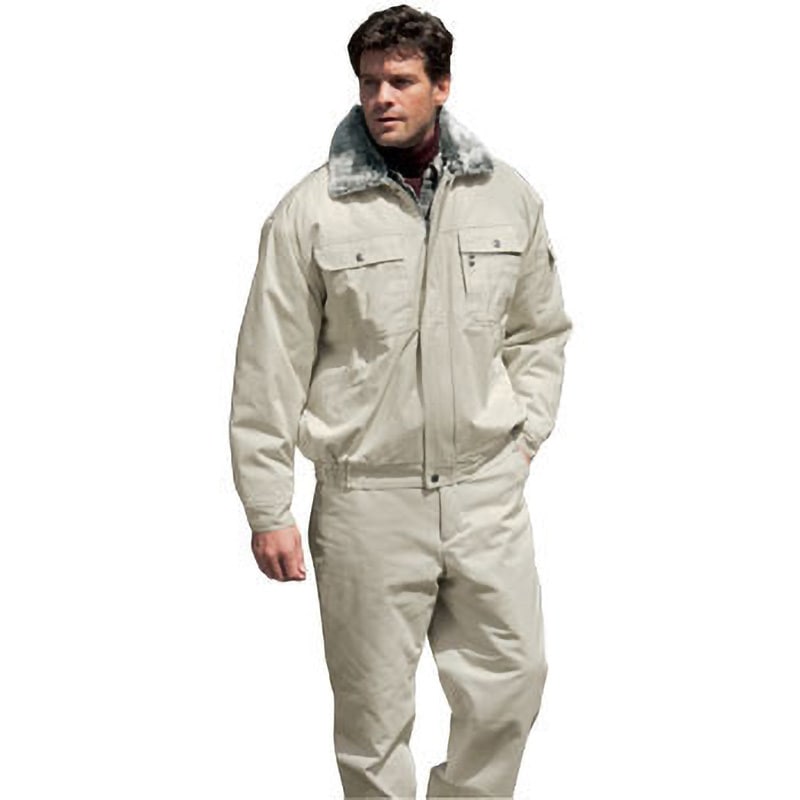 48091 48091 防寒パンツ(綿100) 自重堂 アイボリー色 M