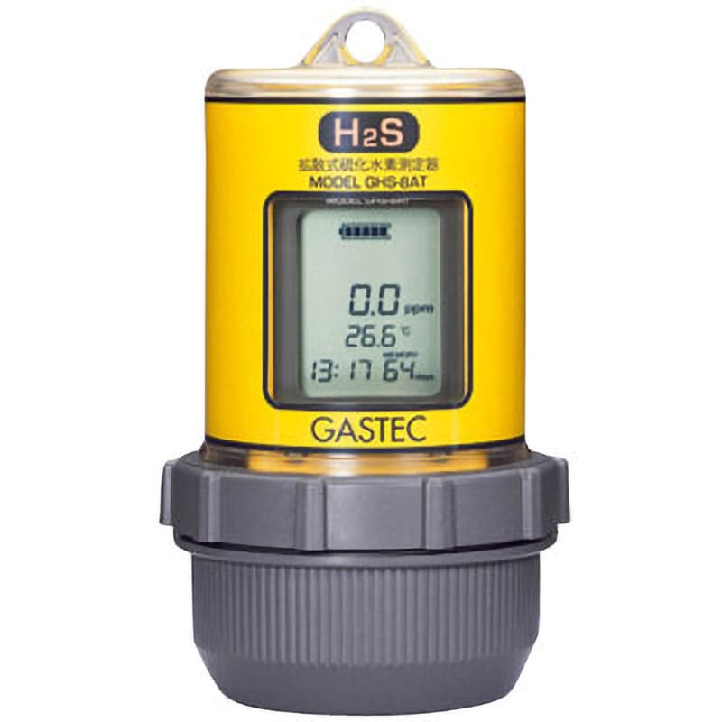 GHS-8AT 500ppm 【レンタル】拡散式硫化水素測定器(校正書付) 1台 ガス