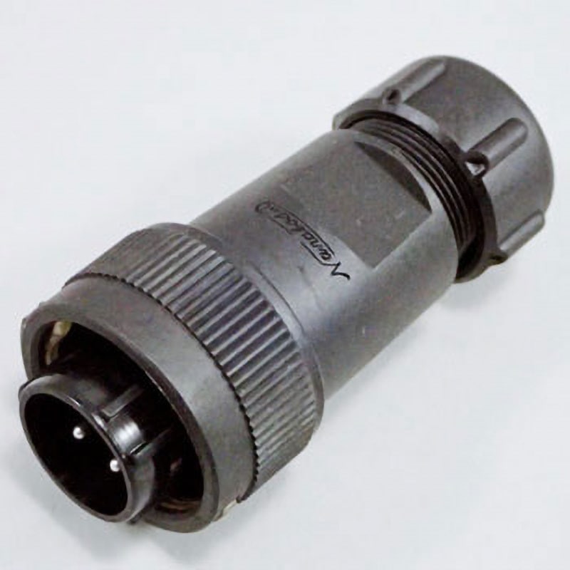 NRW-204-PM8 NRWシリーズワンタッチ防水中型コネクタ ストレートプラグ