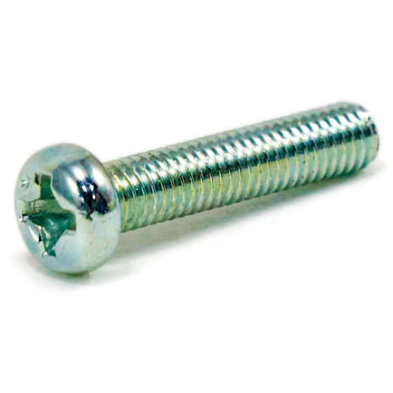 M3X15 (+)ナベ頭小ねじ(三価ホワイト) 大阪魂 3価クロメート